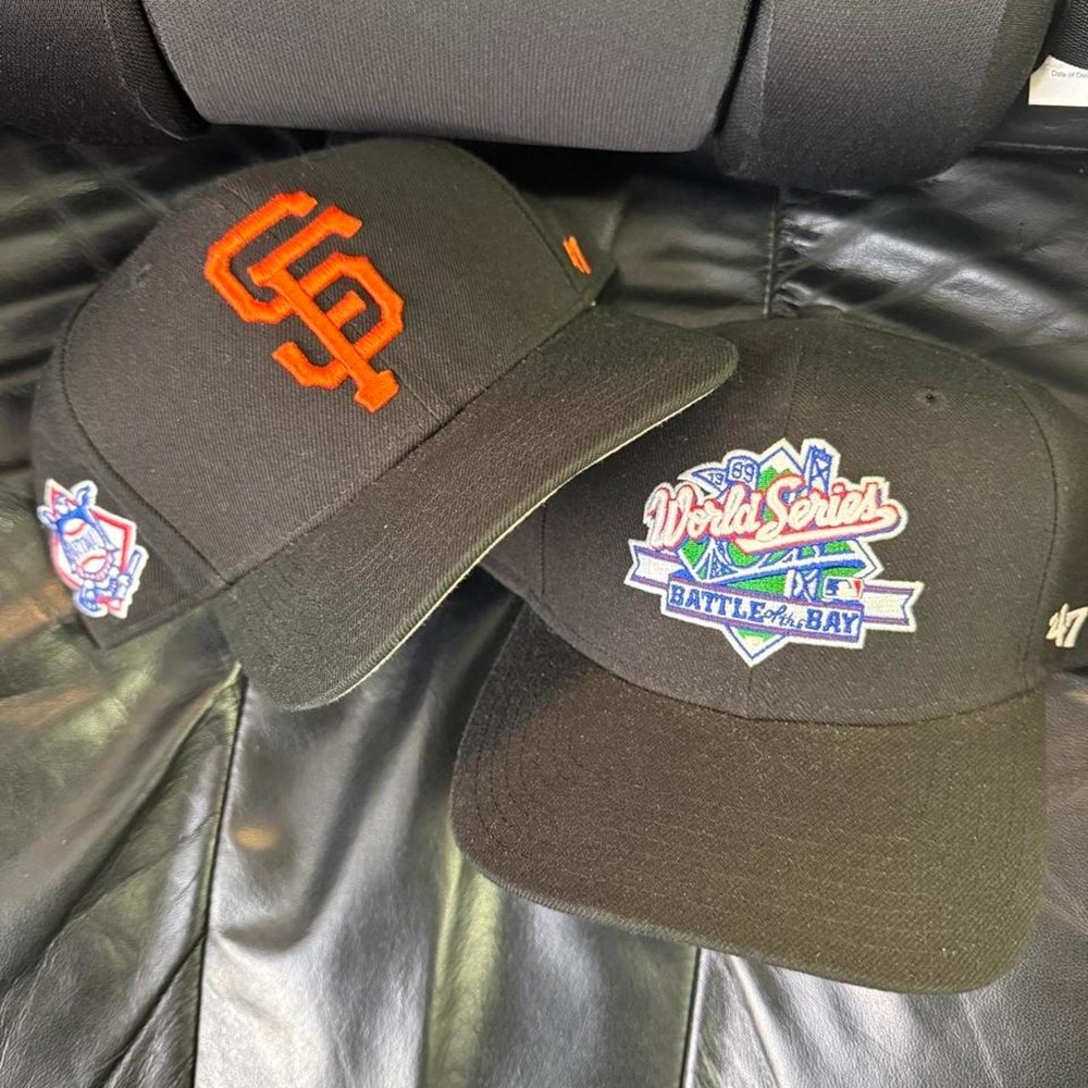 2 SF Giants 47 Brand snapbacks